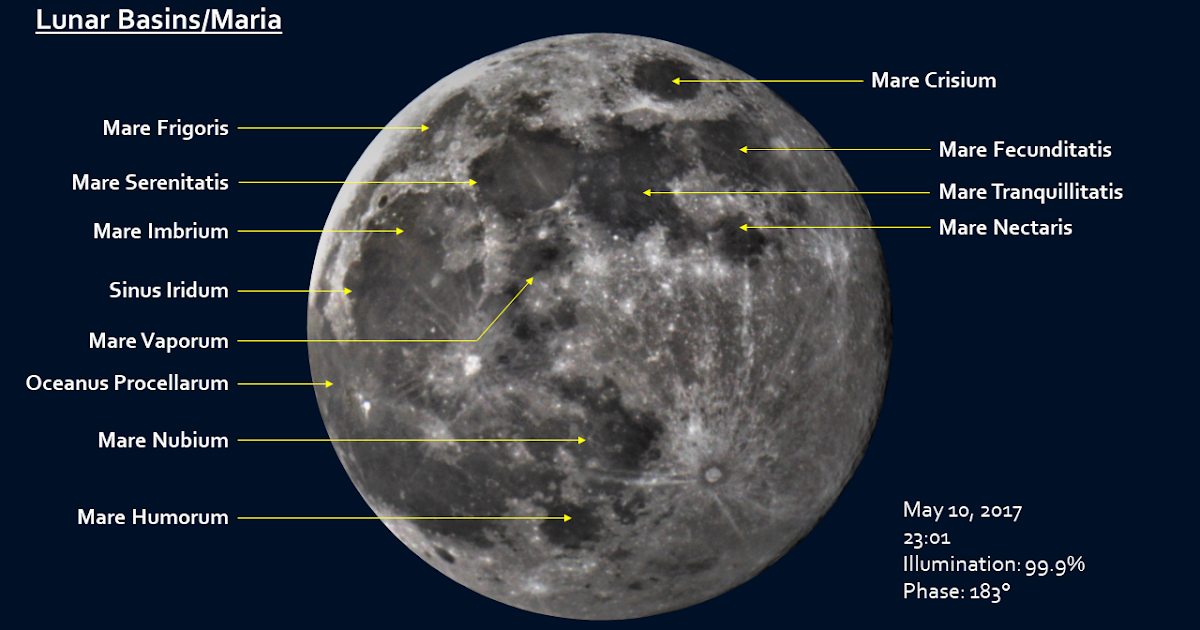 Explore the Universe Lunar Basins/Maria Northern Astronomy
