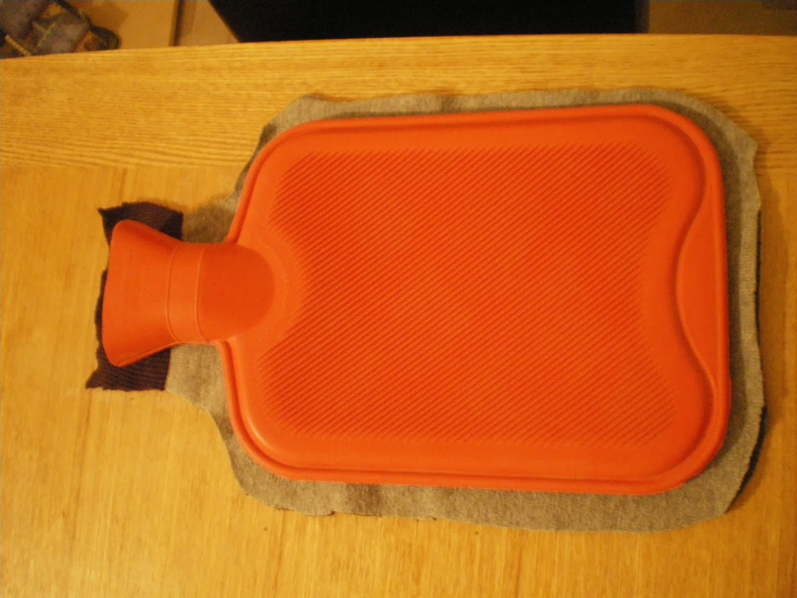 Sew, Create and Recycle Recycled sweater hot water bottle cover
