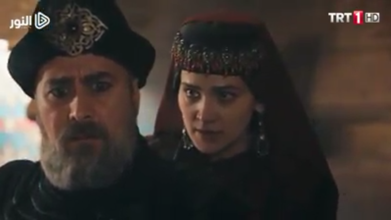 في توديع السيدة اصليهان قصيدة رثاء في موت اصليهان على يد سعد الدين في مسلسل ارطغرل الحلقة 113 قلافد