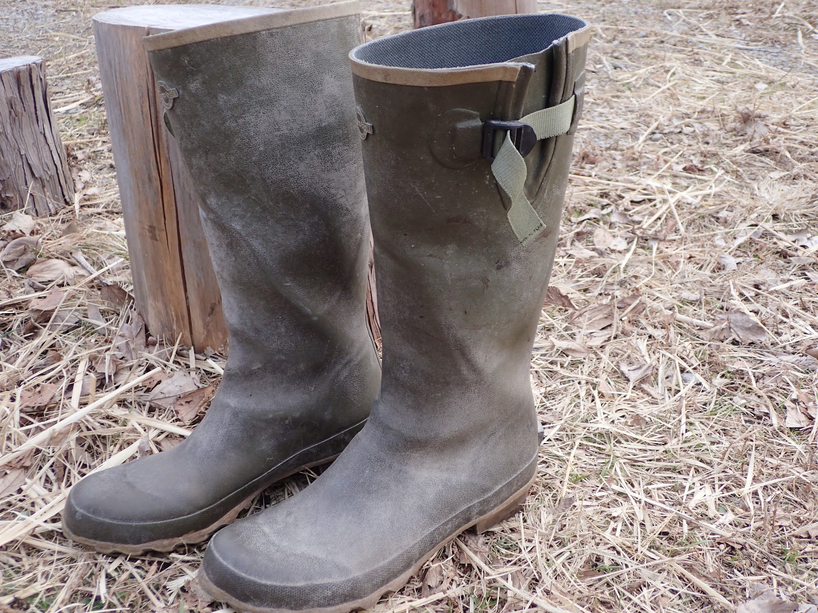 長靴のかかとを修理してもらう お気に入りのモンベルと日本野鳥の会のレインブーツ 珍妙雑記帖