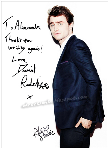 Daniel Radcliffe Autentyczny autograf, autograph, Harry Potter