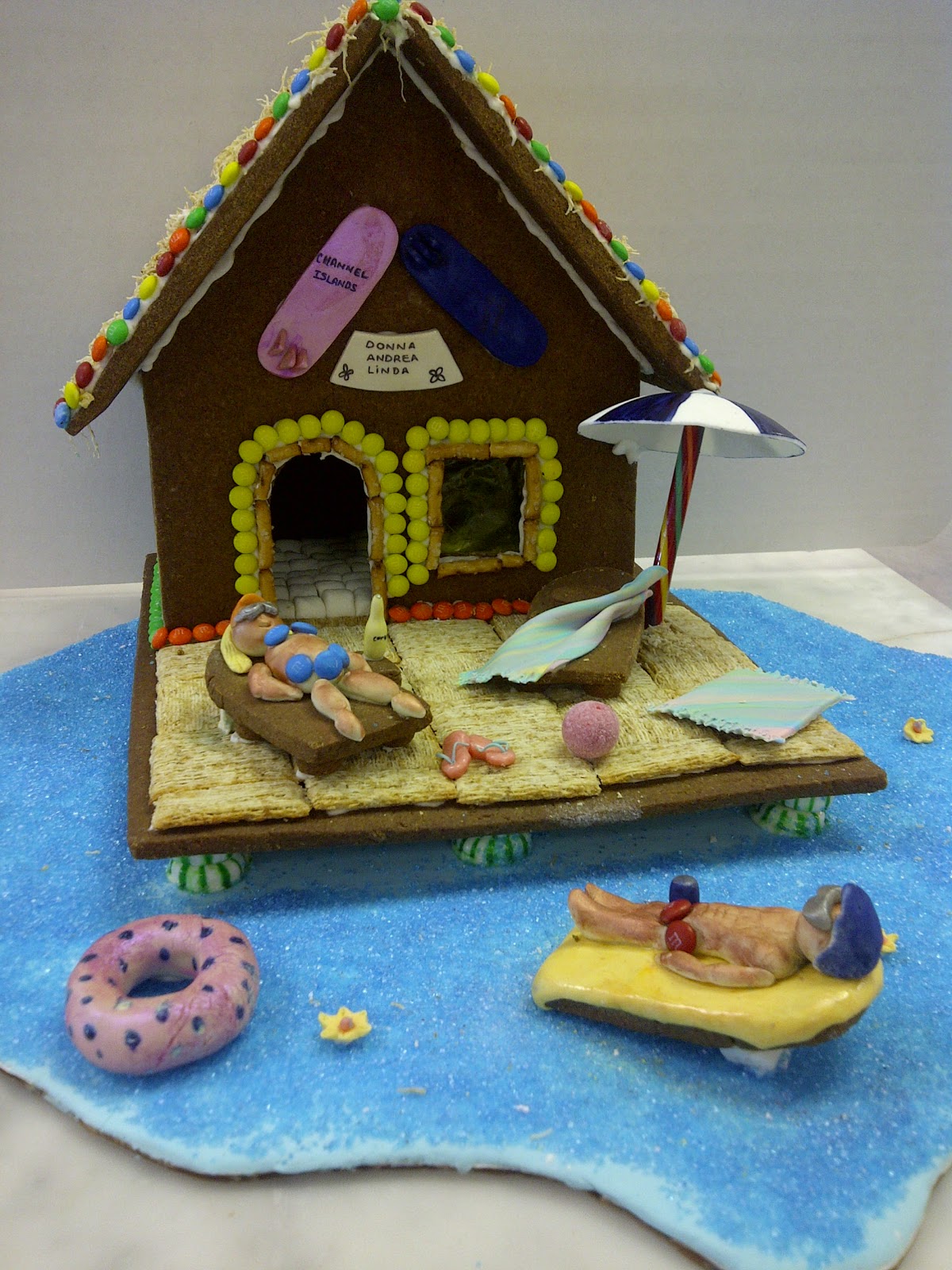 For Bake's Sake Gingerbread BEACH house!!
