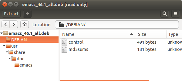 Introduction to Internal Structure of A Debian Package