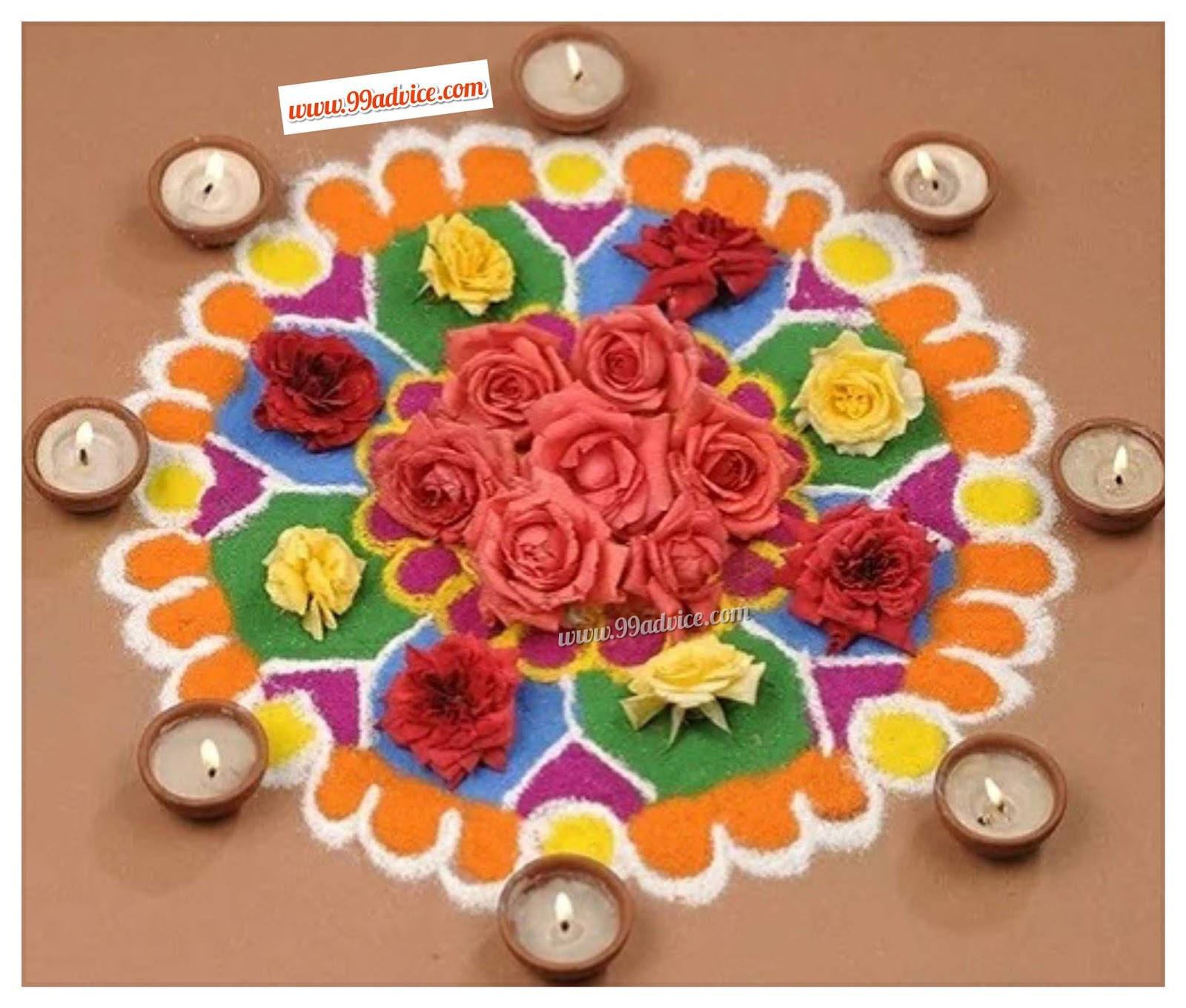 How To Make Rangoli & Rangoli Powder At Home? 99Advice