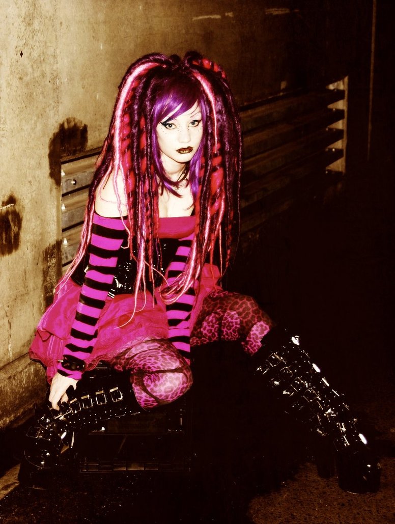 Cyber_Goth_Night_time_by_VioletMorphine.