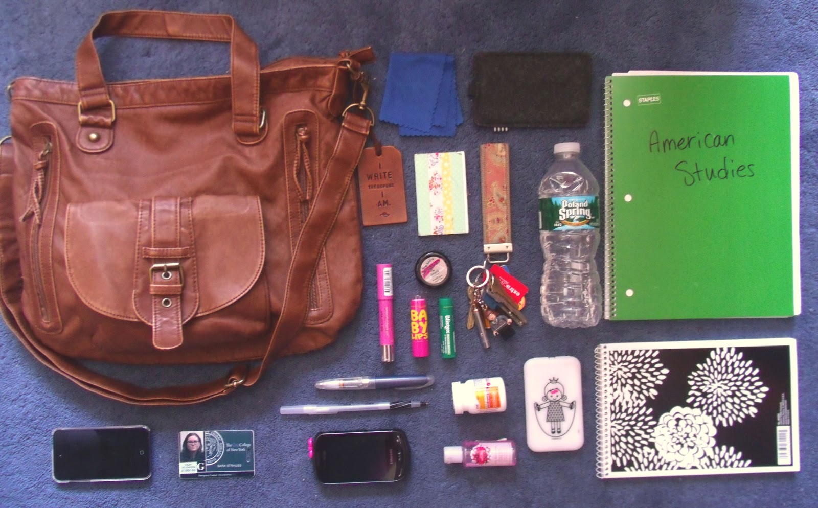 Sincerely, Sara Style & Books What's In My School Bag!