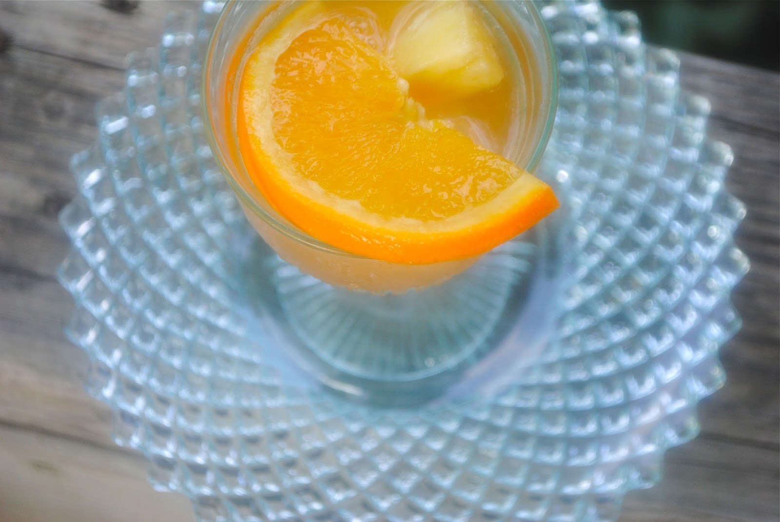 Recipe Doodle ROSE SANGRIA WITH PINEAPPLE AND GUAVA and ASPARAGUS WITH