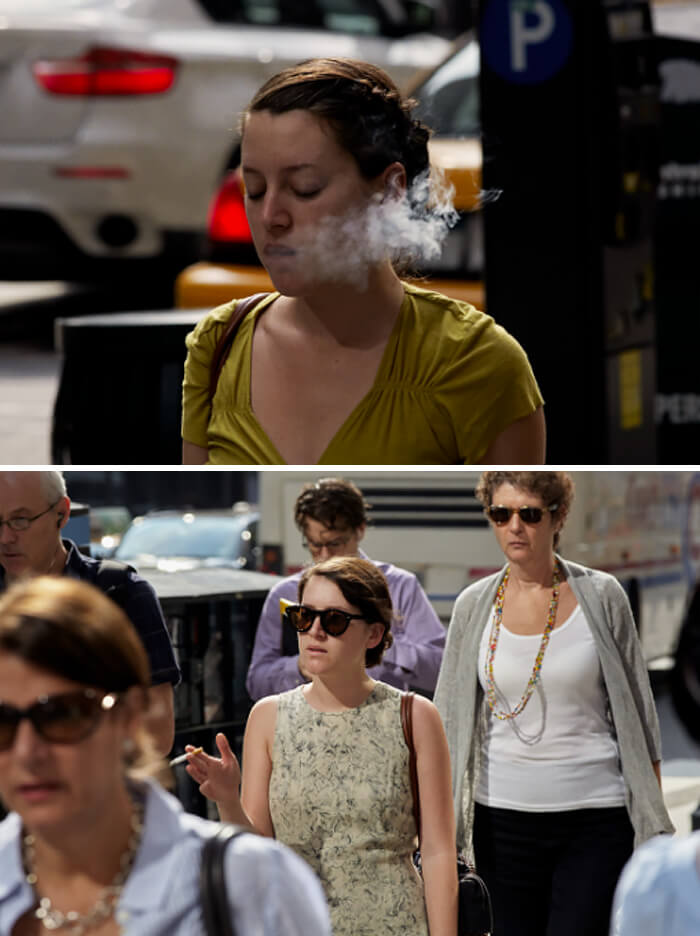 A Photographer Spent 9 Years Capturing The Same People On Their Way To Work To Show How They Change Over Time