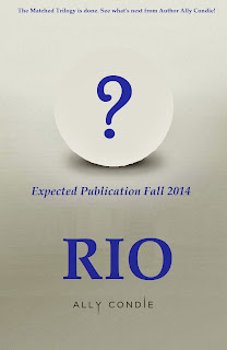 Working Title & Expected Release for Ally Condie's new book Rio