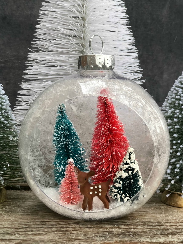 Me and My Pink Mixer: DIY Snow Globe Christmas Ornament