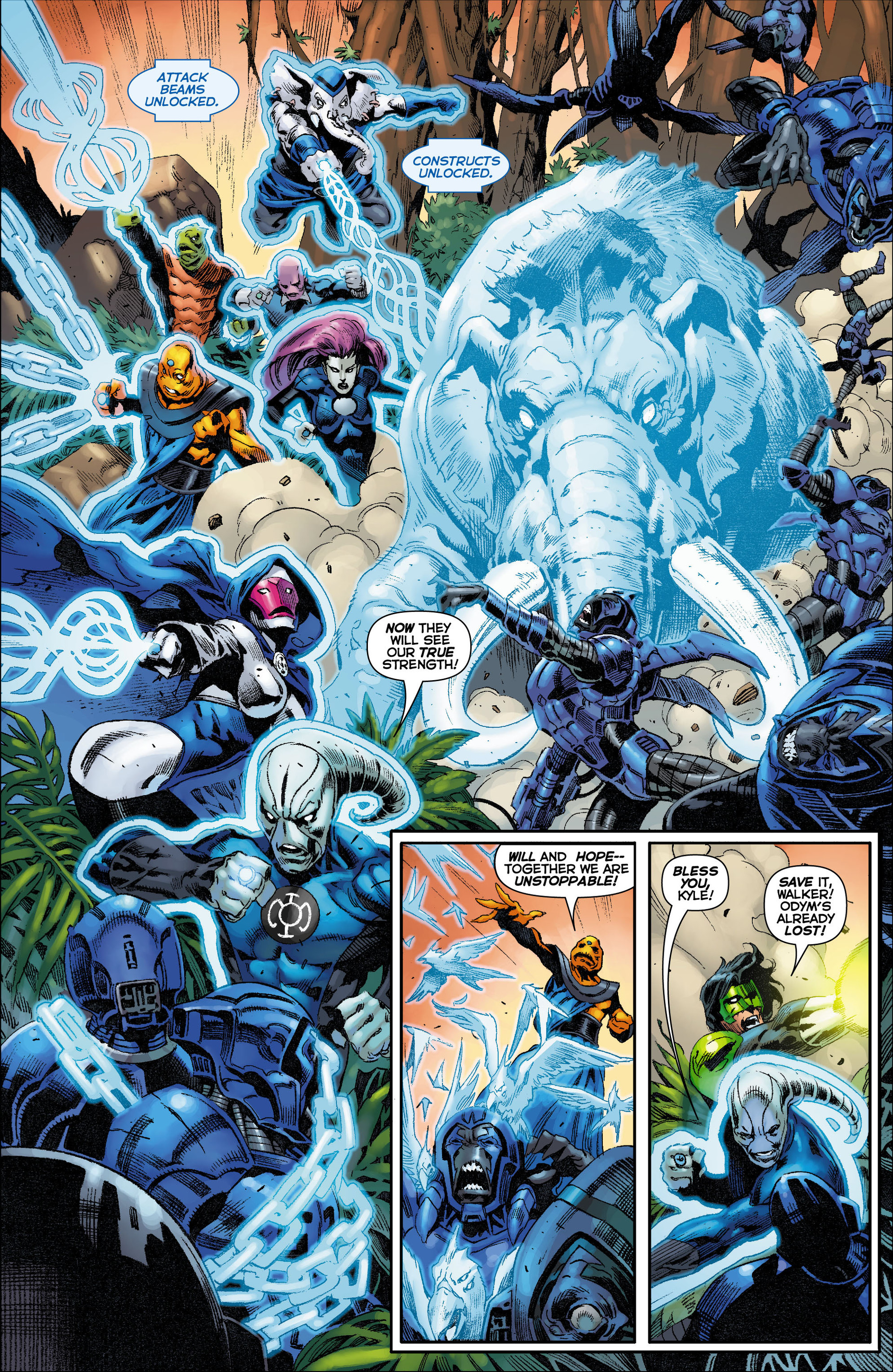 Read online Green Lantern: New Guardians comic -  Issue #10 - 16