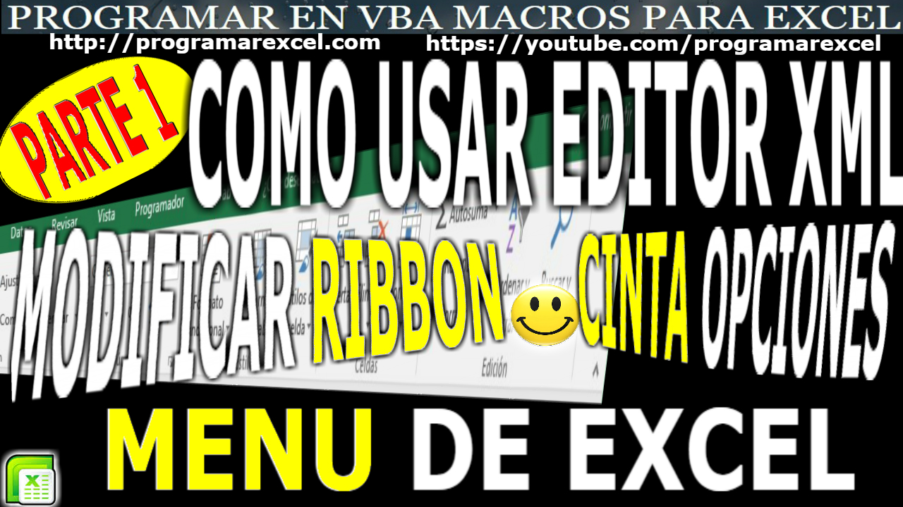Como Usar el Editor XML Para Modificar Ribbon o Menu 377 PROGRAMAR