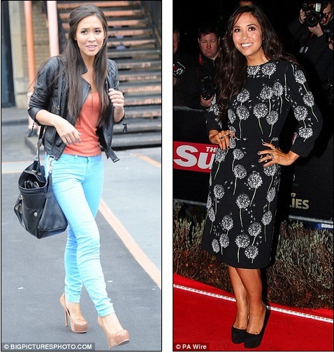 Hello Celebrity Someone S Been Watching What They Eat Myleene Klass Shows Off Her Slimmer