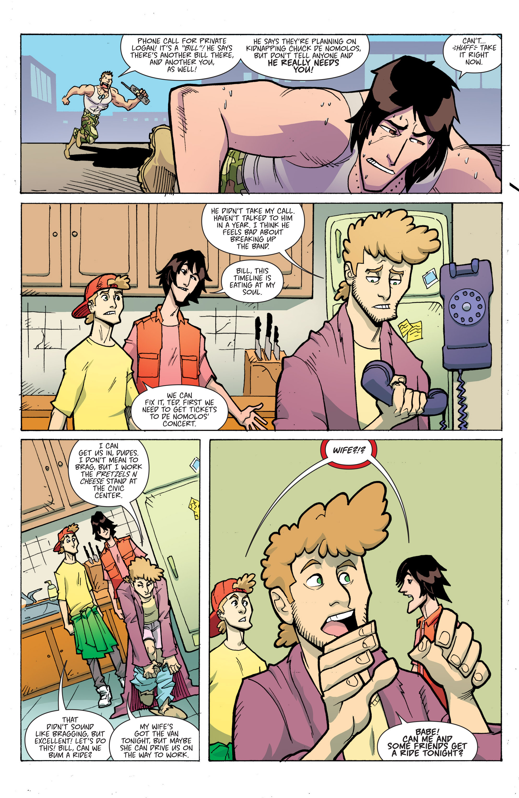 Read online Bill & Ted's Most Triumphant Return comic -  Issue #4 - 9