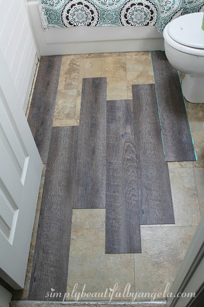 Simply Beautiful by Angela Peel and Stick Wood Look Vinyl