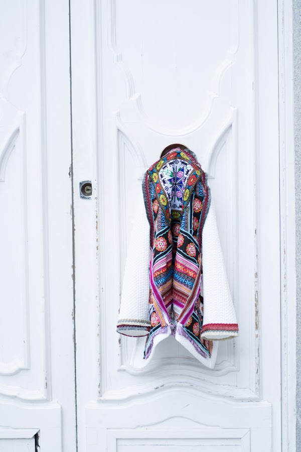 Chaqueta étnica diy