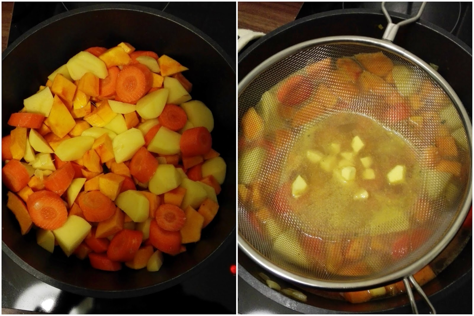 Simply pebs: Karotten-Ingwer- Kürbissuppe