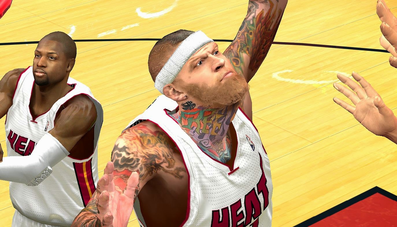NBA 2K14 Chris Andersen Cyberface (2 Versions) .