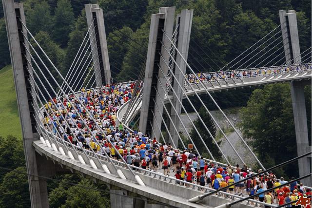mother nature: The Sunniberg Bridge