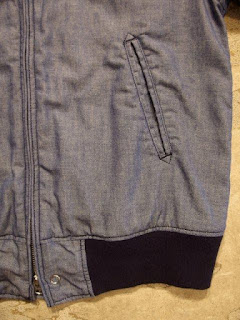 FWK by Engineered Garments "Aviator Jacket in Blue Dungaree Cloth" Spring/Summer 2015 SUNRISE MARKET
