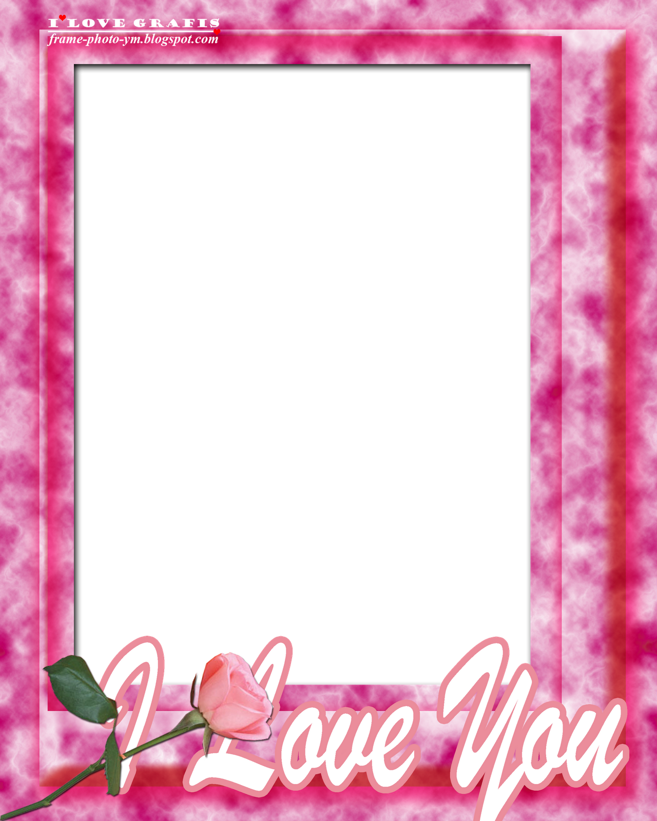 038 ROMANTIC ROSE FLOWER FRAME FREE DOWNLOAD FRAME PHOTO /UNDUH