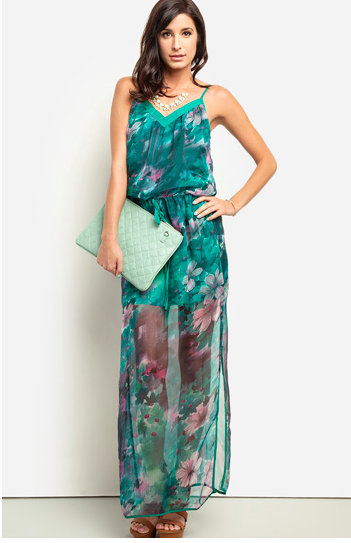 dailylook.com floral maxi dress