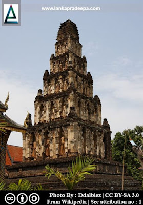 Wat Kukut in Lumphun in Thailand