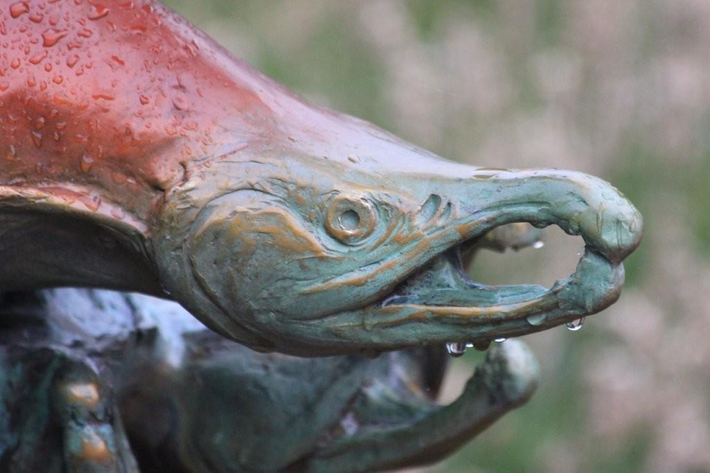 Life at the Lake Bronze in Joseph by Terry Malec