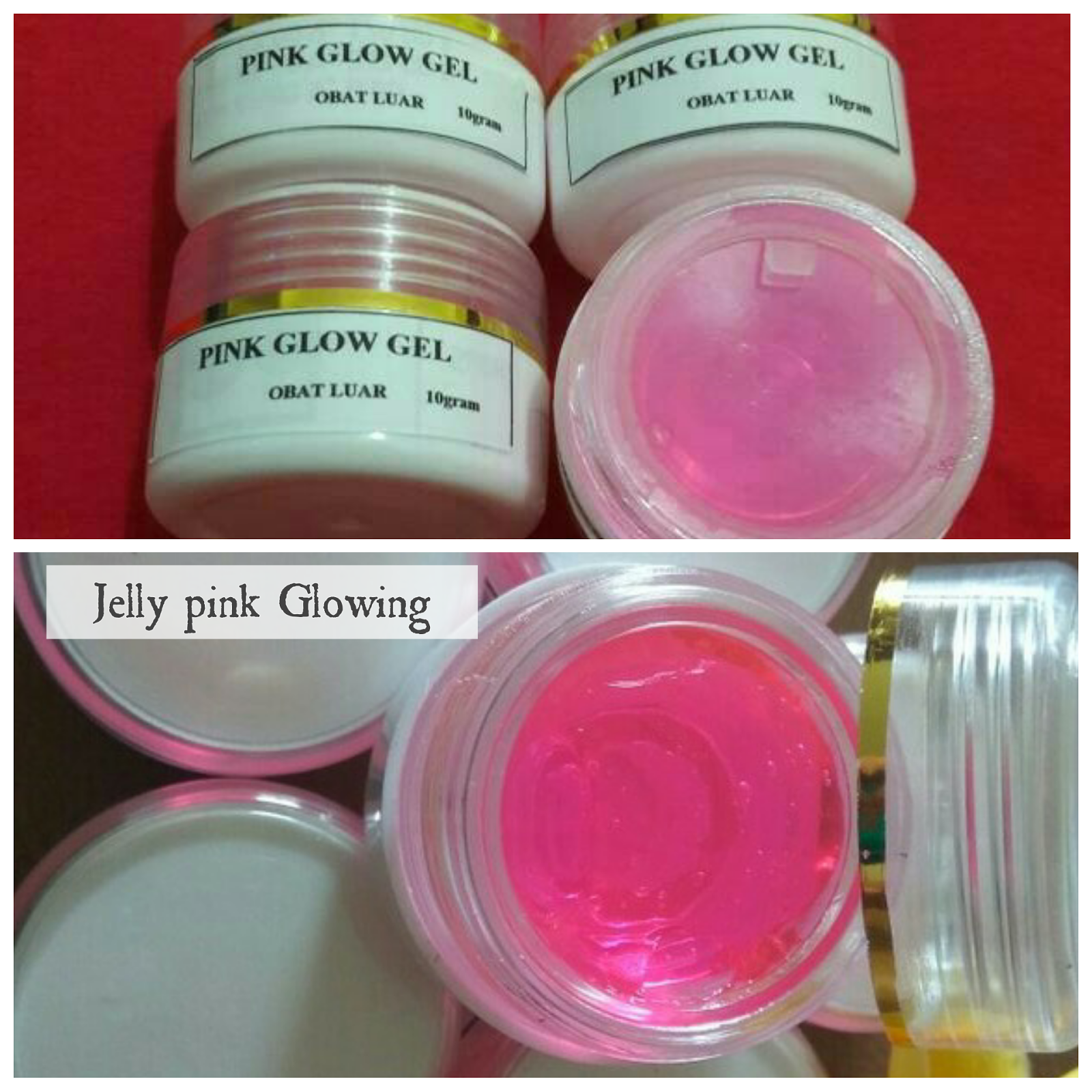 M'J SHOP JELLY PINK GLOWING