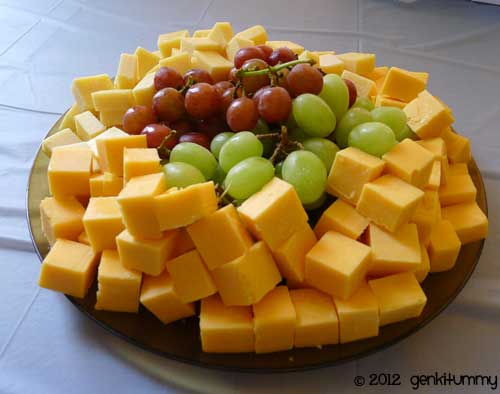 Cheese platter-Mike made this. Cheddar cheese, Dubliner Cheese ...