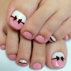 diseños bonitos de uñas para los pies