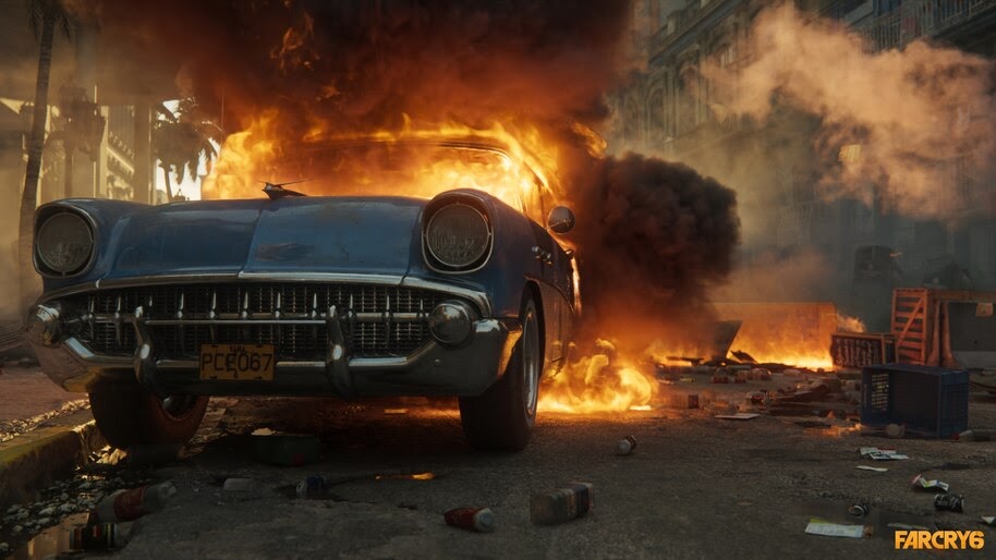 Far Cry 6, Burning, Car, 4K, #7.2386