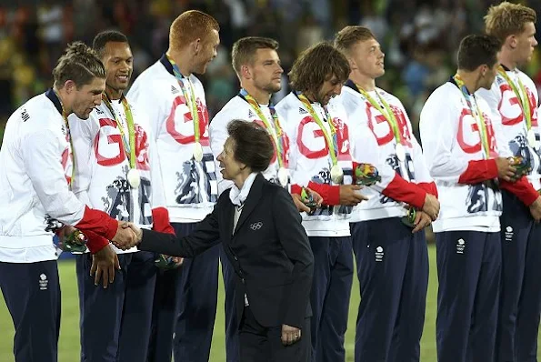 Princess Anne attended the medal ceremony for the Men's Rugby Sevens