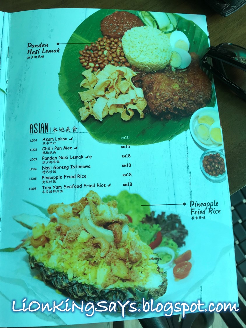 狮情话意 Menu STG Cafe Spritzer Eco Park, Taiping, Perak (updated Dec