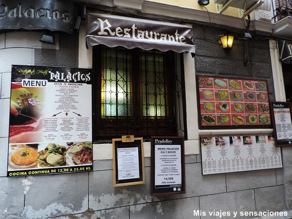 Mesón Palacios, Comer barato en Toledo