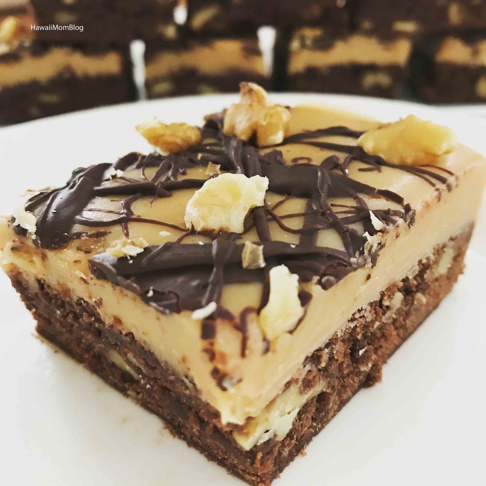 Hawaii Mom Blog Peanut Butter Fudge Brownies