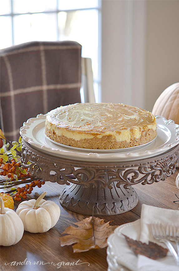 The Ultimate Pumpkin Cheesecake for Thanksgiving | www.andersonandgrant.com