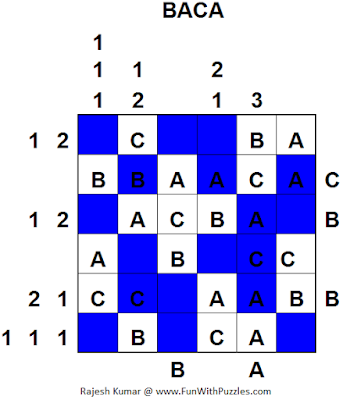 BACA (Mini Puzzles Series #29) Solution
