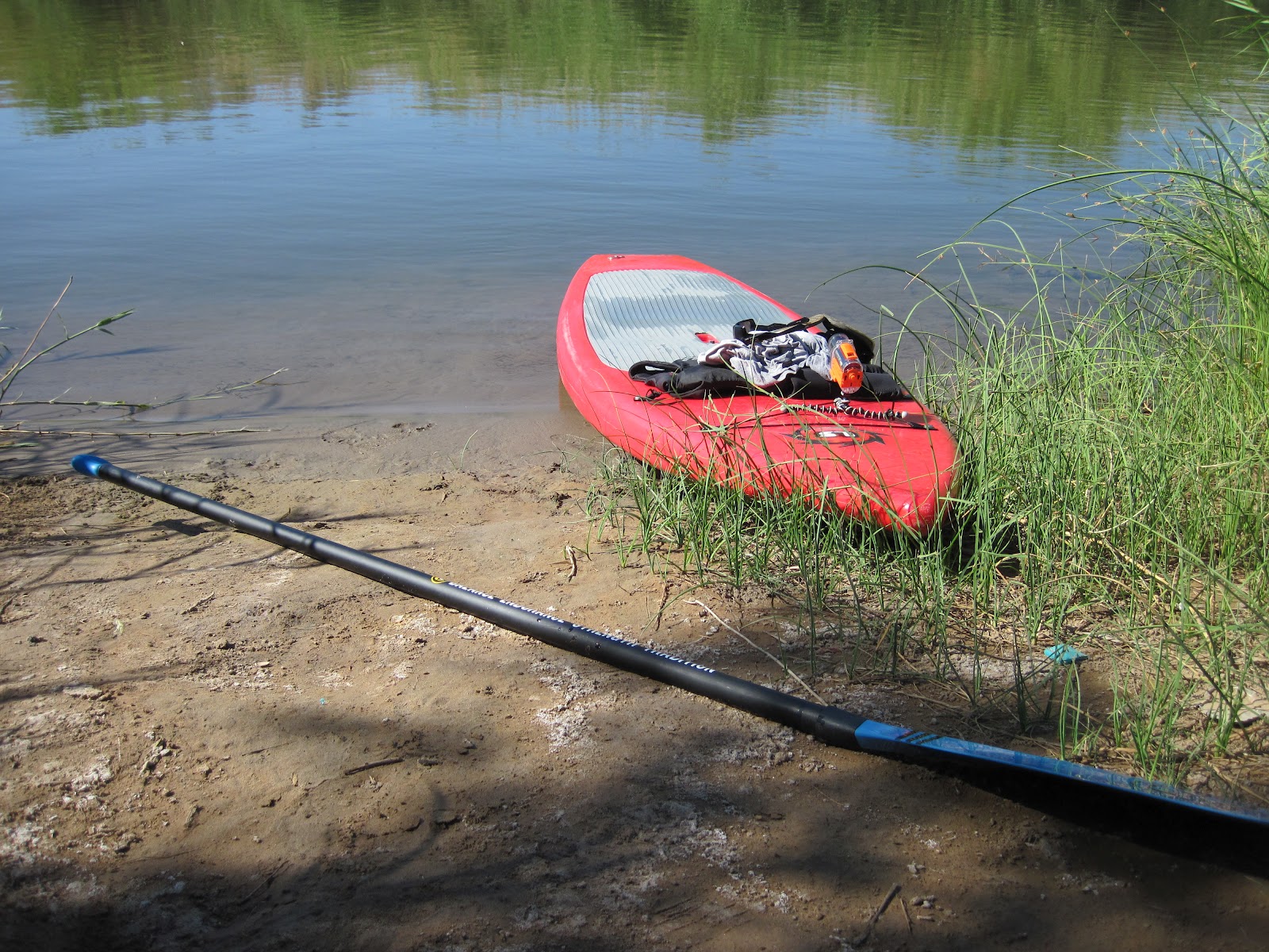 Lele Kawa Stand Up Paddle boarding the Colorado River.