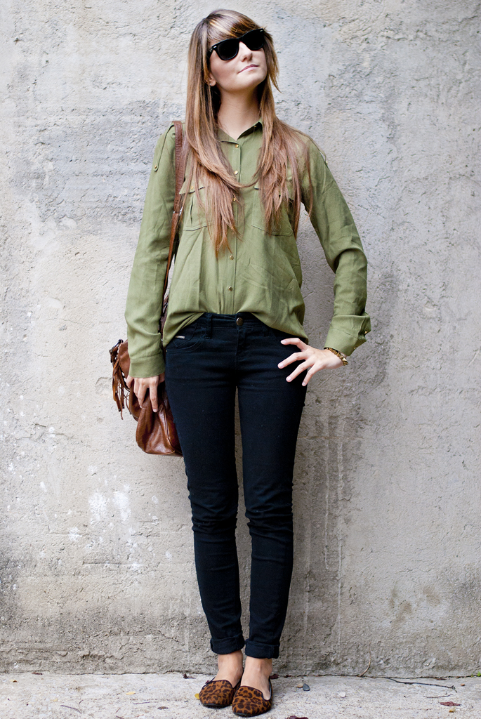 GREAT STYLING military blouse
