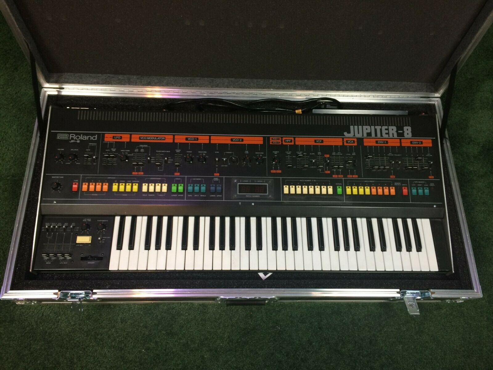 MATRIXSYNTH Roland Jupiter 8 Synthesizer with Encore MIDI Retrofit SN