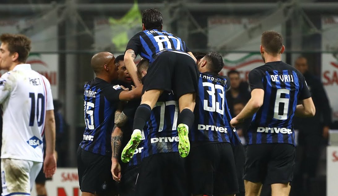 L'Inter senza Icardi vince ancora: 2-1 alla Sampdoria a San Siro.