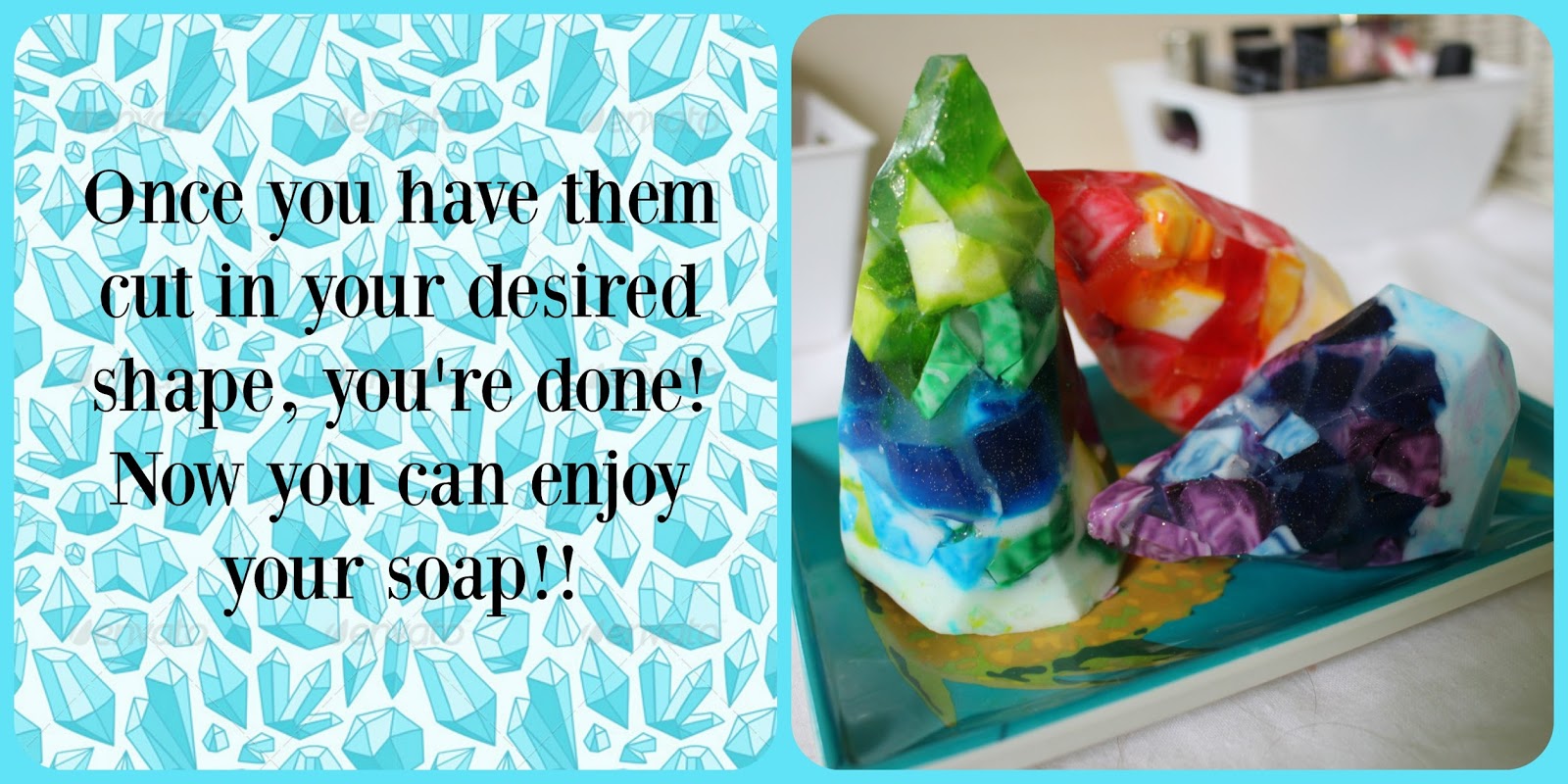 Gemstone Soap DIY Cherry Blossom