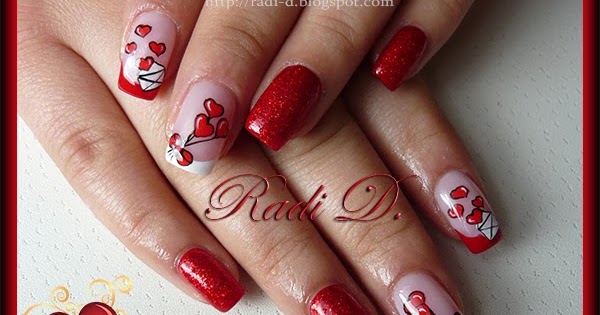 It`s all about nails: Heart Baloons