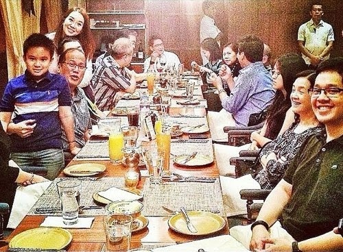 Herbert Bautista Kris Aquino family dinner