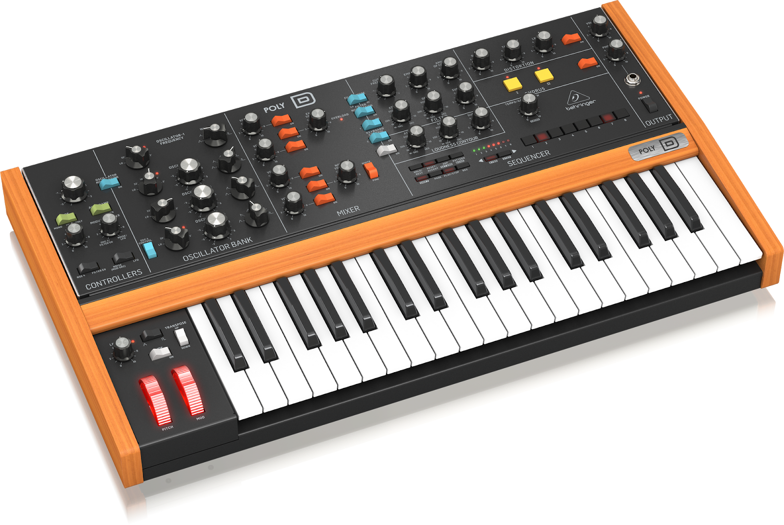 MATRIXSYNTH Behringer Introduces the POLY D 4 Voice Paraphonic