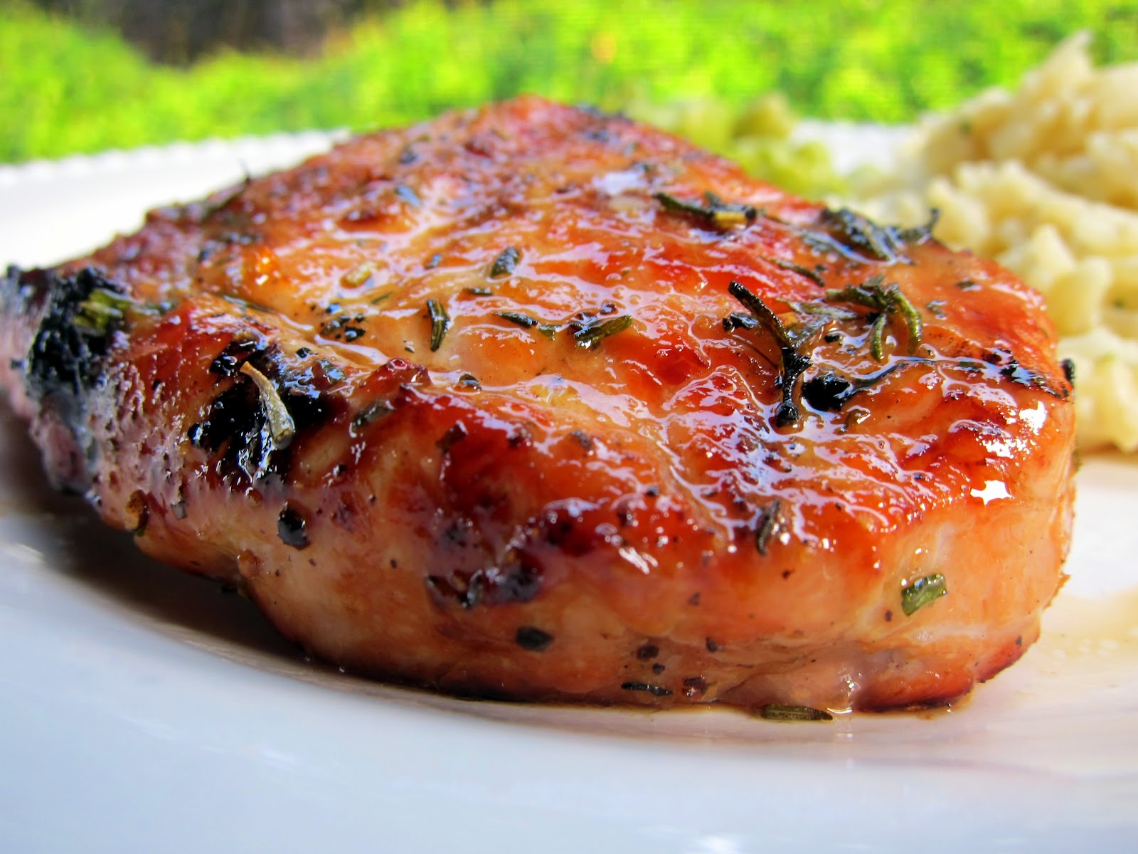 Honey Rosemary Pork Chops | Plain Chicken