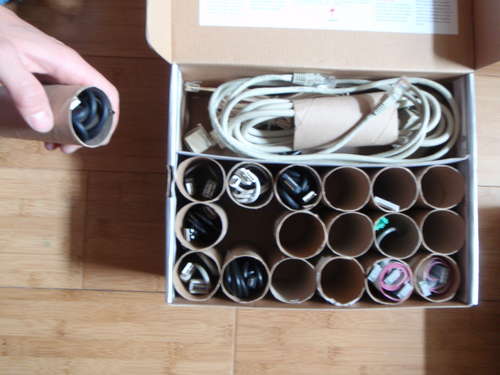 Addicted To Organizing How Organize Cables Cords And Wires Image Courtesy Pc World