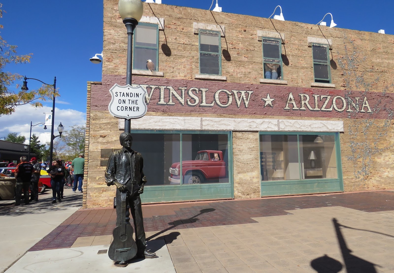 Where's Liz? 2016 Winslow, AZ More than Standin' on the Corner