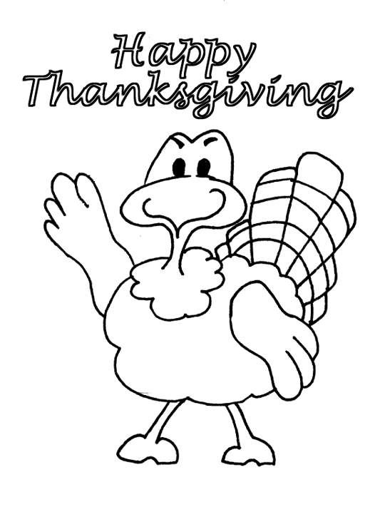 images of thanksgiving coloring pages - photo #19